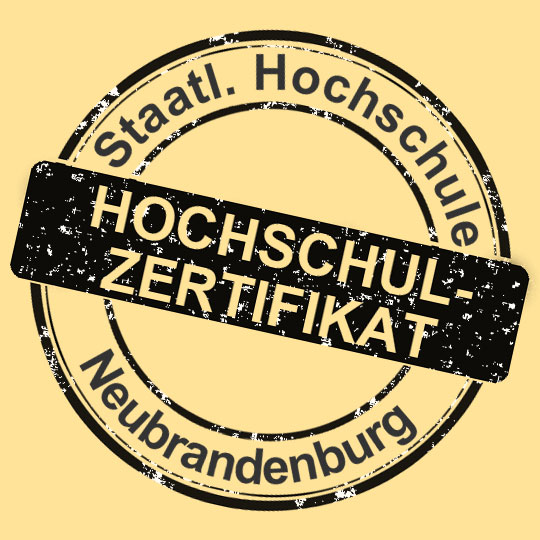 Stempel Hochschulzertifikat