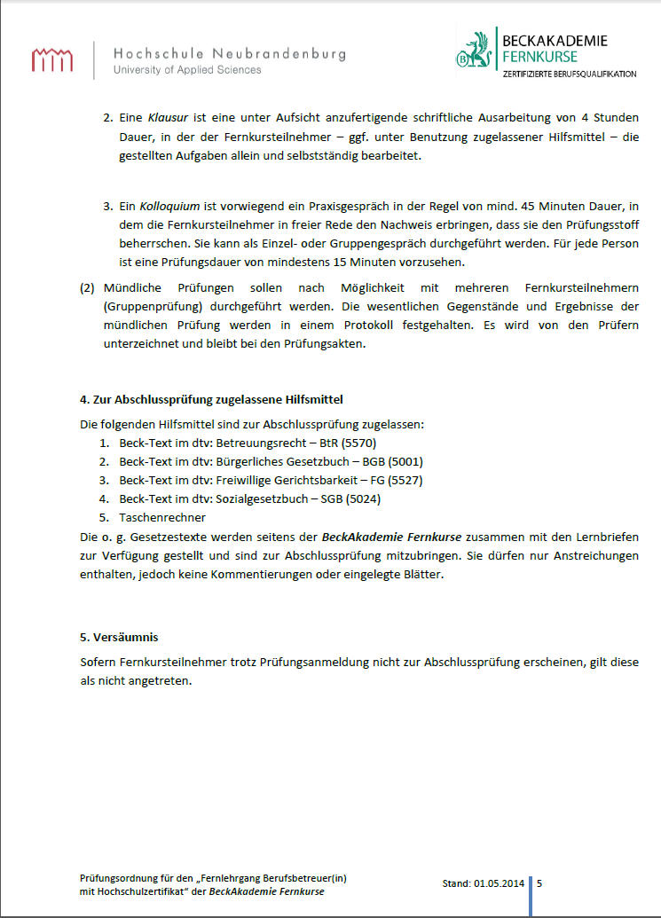 Prüfungsordnung Seite 5