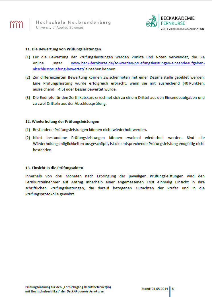 Prüfungsordnung Seite 8