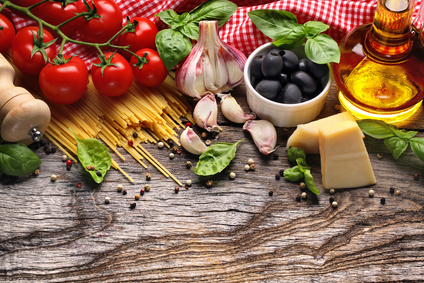Vegetables,herbs and spices for Italian food
