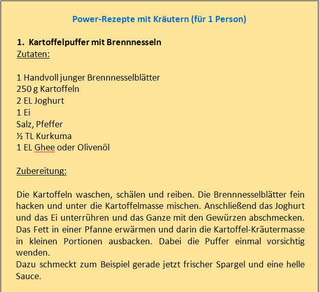 Rezept Teil 1